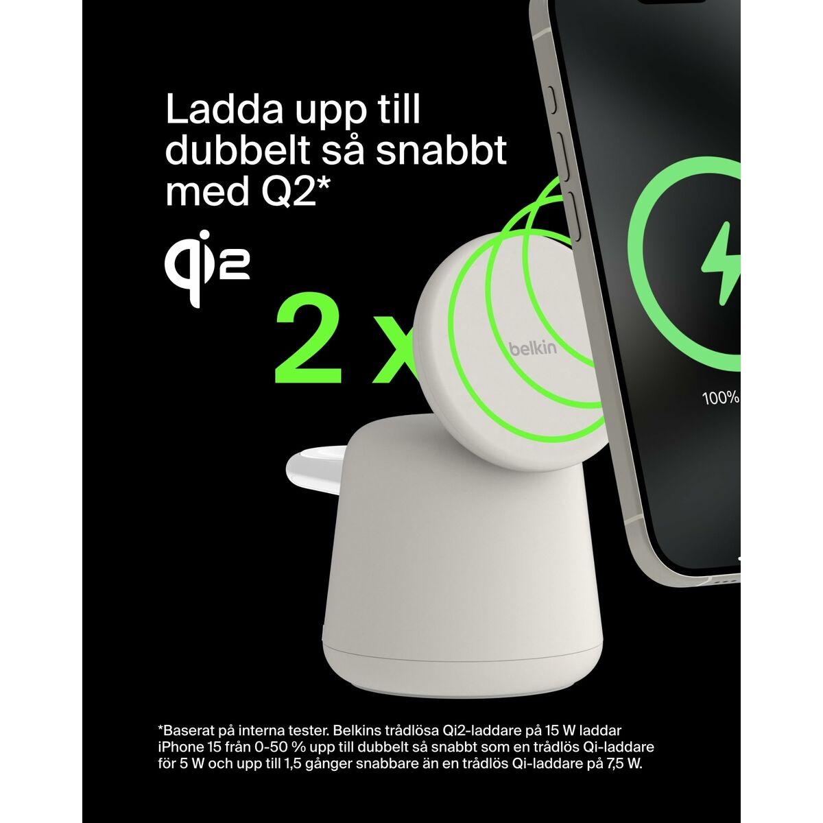 Powerbank Belkin WIZ027VFH37 Beige - finns hos Aktivcamping