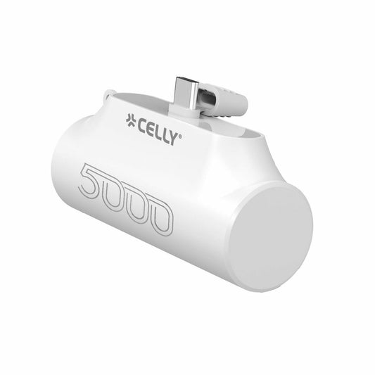 Powerbank Celly PBC5000WH Svart 5000 mAh finns hos Aktivcamping