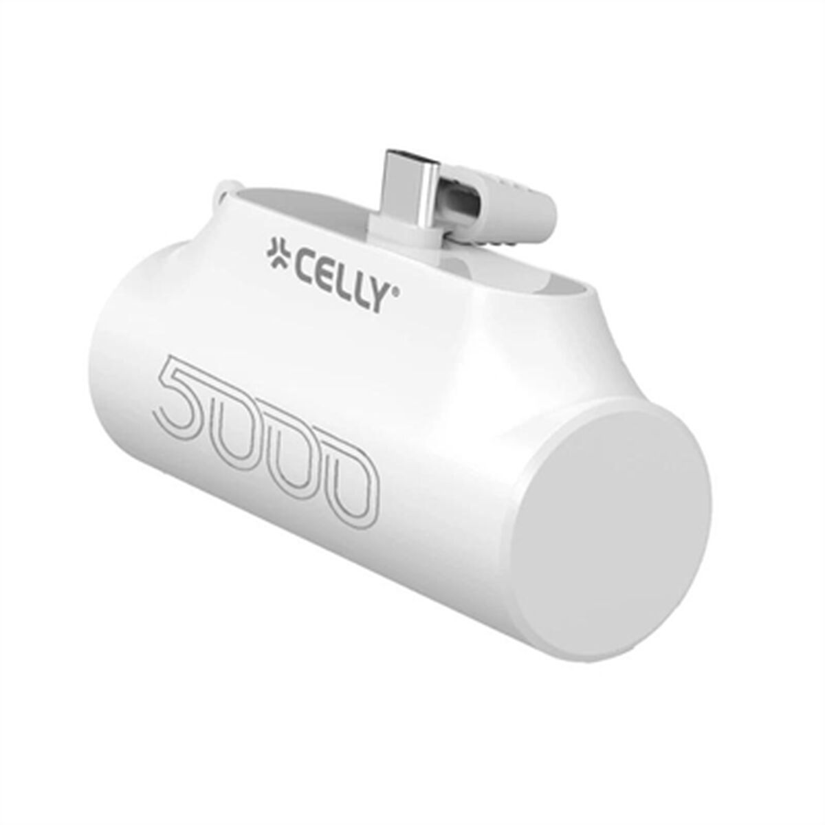 Powerbank Celly PBC5000WH Svart 5000 mAh finns hos Aktivcamping