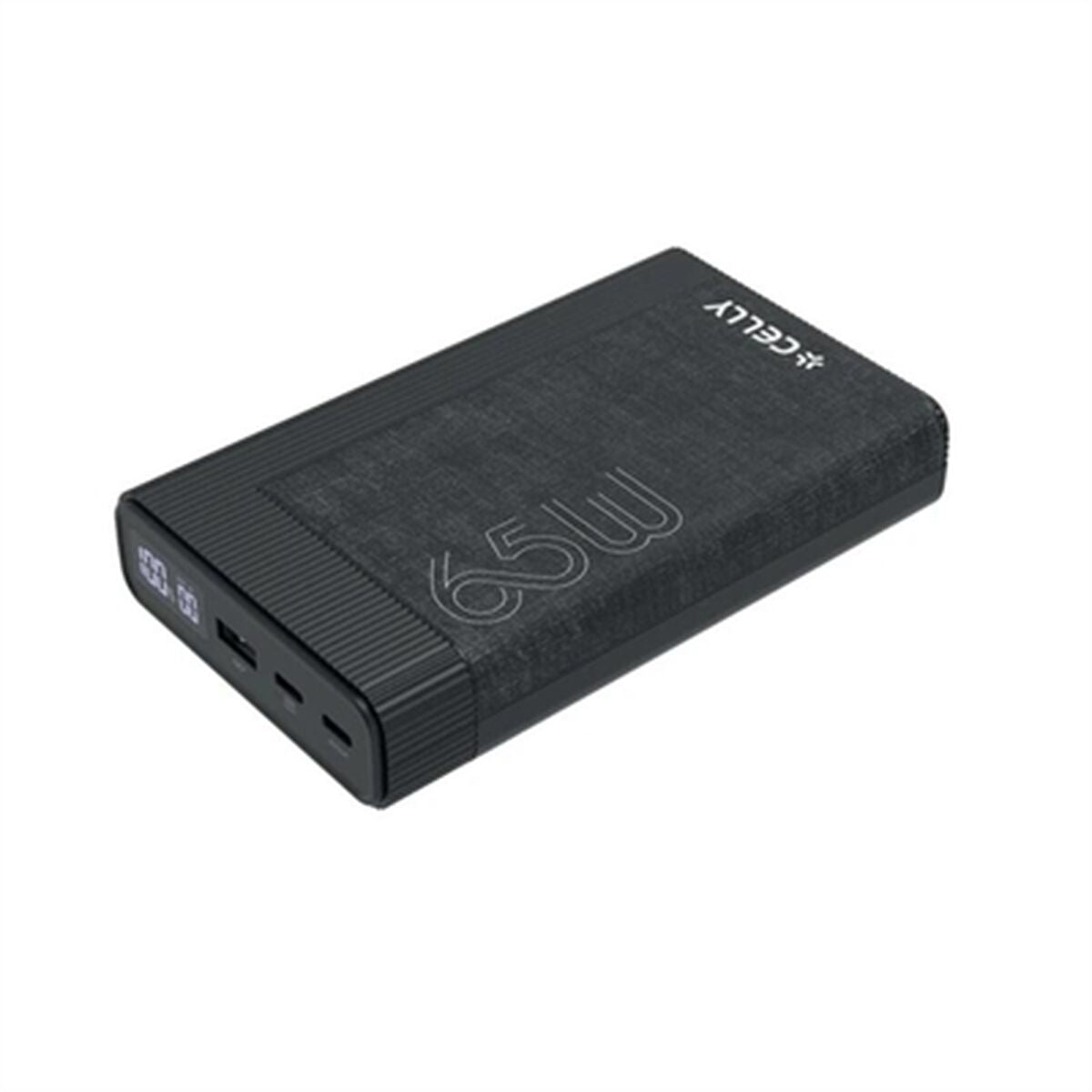 Powerbank Celly PD65W 65w EVO 20000 mAh Svart finns hos Aktivcamping