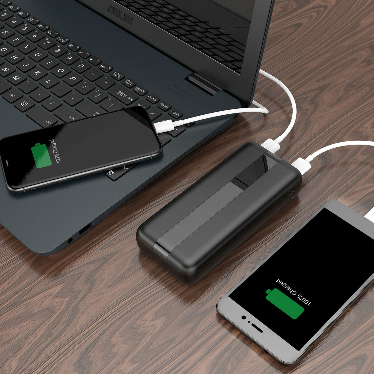 Powerbank Contact Svart 20000 mAh finns hos Aktivcamping