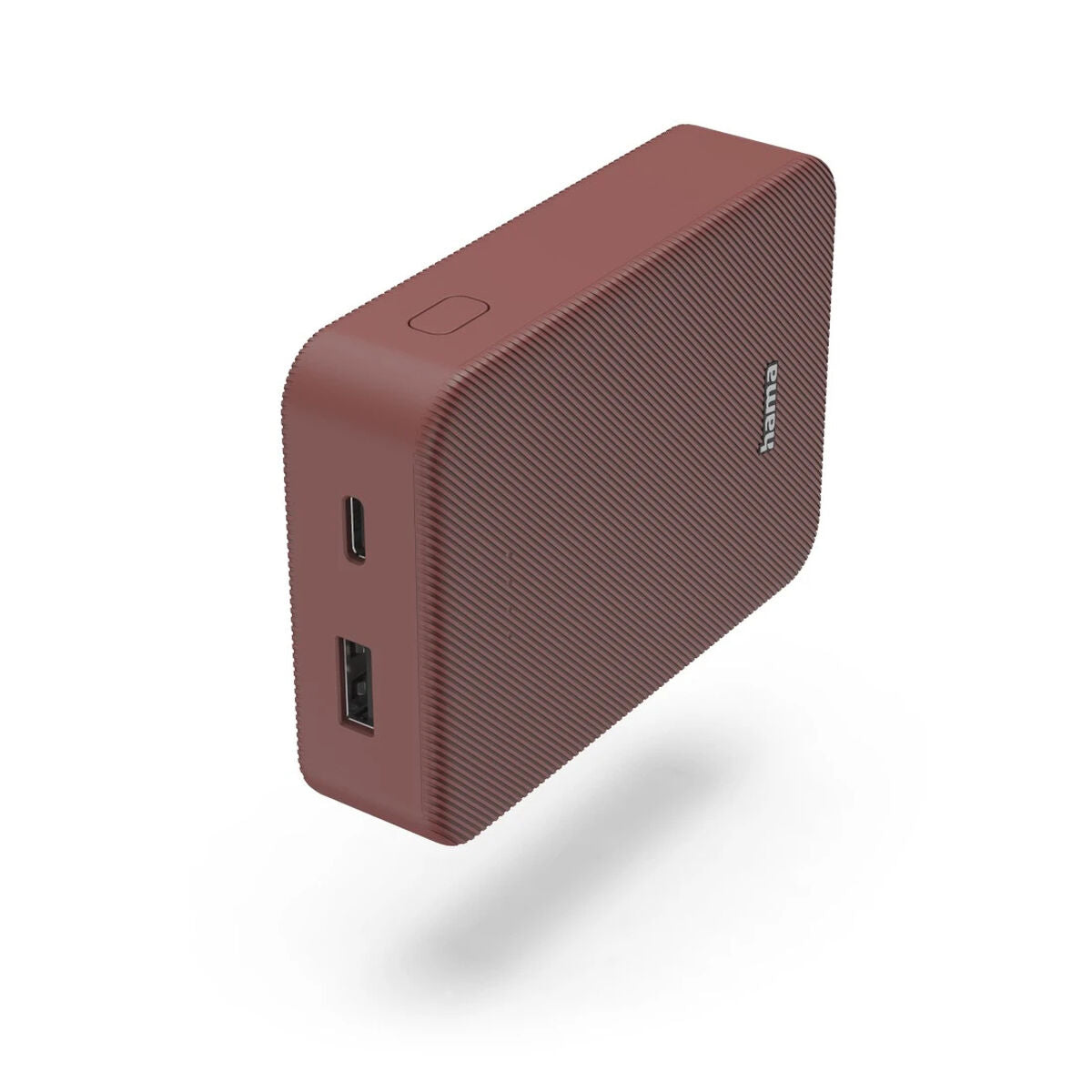 Powerbank Hama FABRIC10 Röd 10000 mAh finns hos Aktivcamping