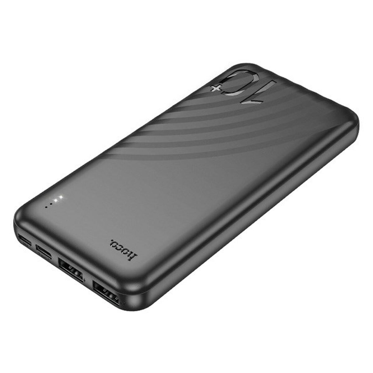 Powerbank Hoco J123 black Svart 10000 mAh finns hos Aktivcamping