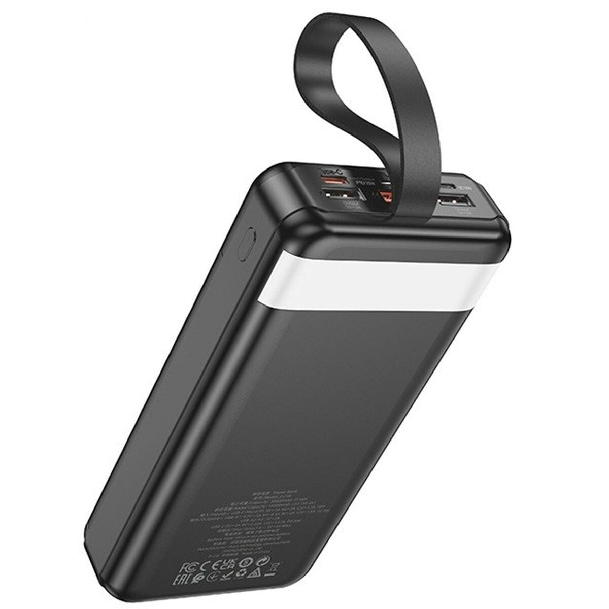 Powerbank Hoco J123B black Svart 30000 mAh finns hos Aktivcamping