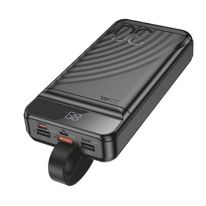 Powerbank Hoco J123B black Svart 30000 mAh finns hos Aktivcamping