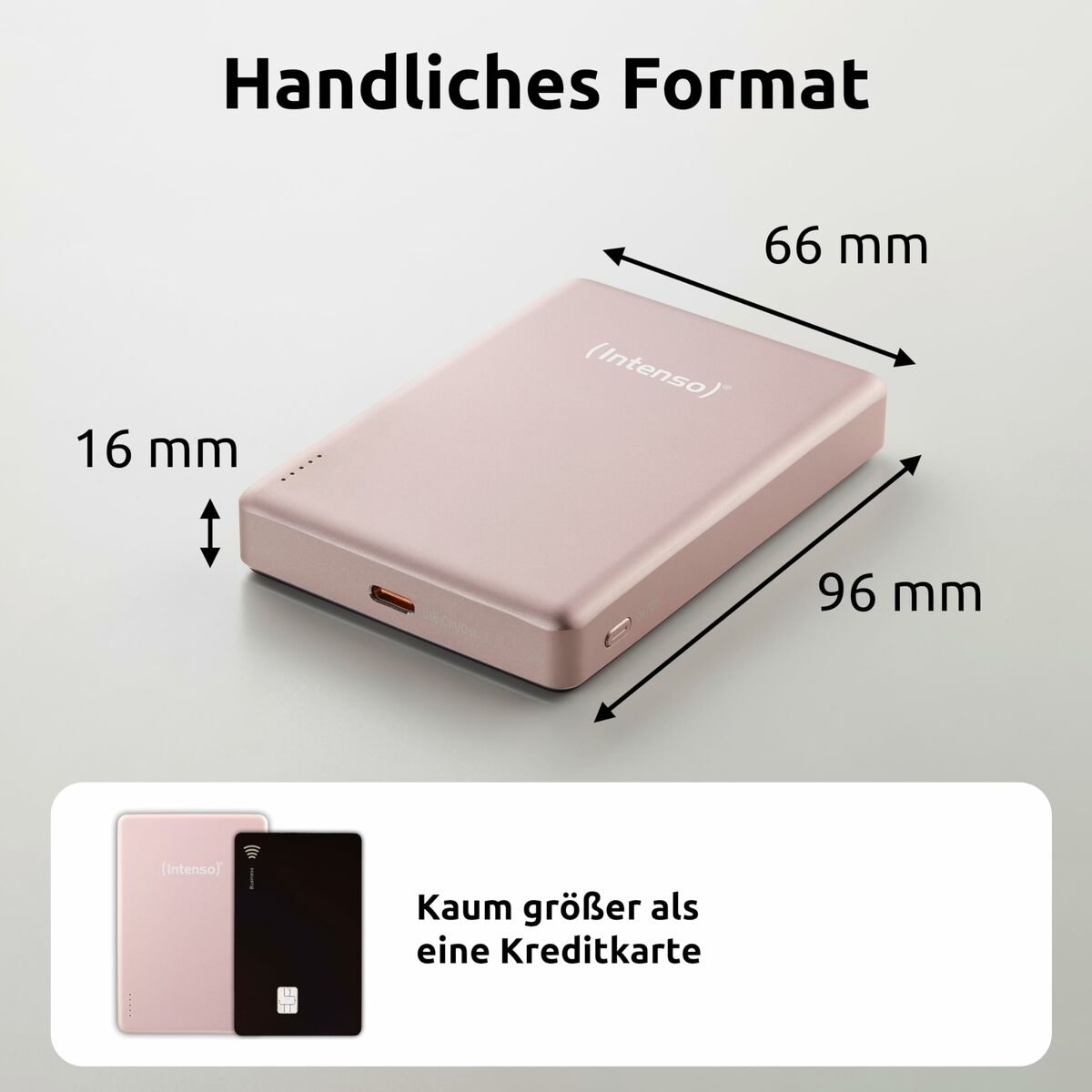 Powerbank INTENSO MW10000 10000 mAh Rosa finns hos Aktivcamping