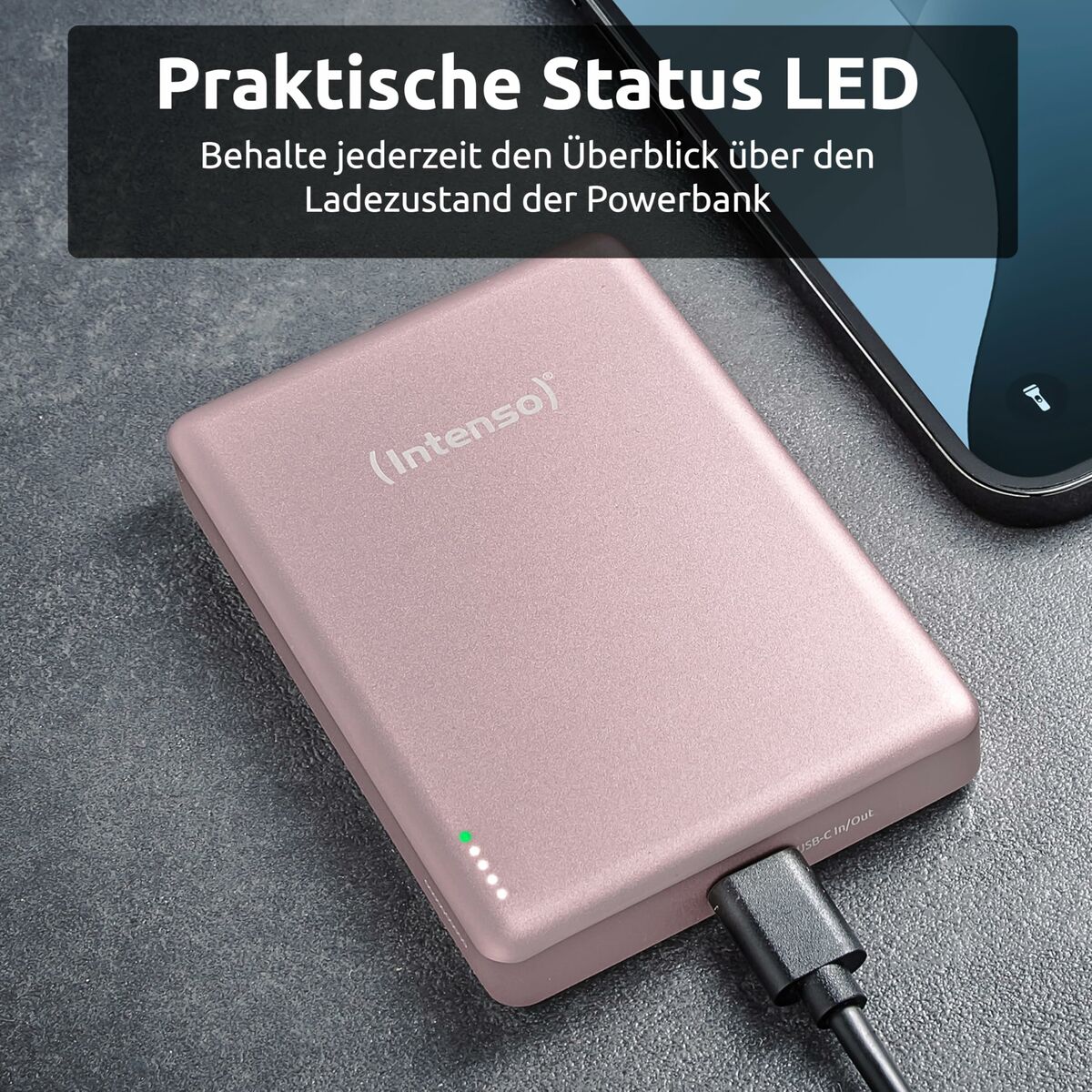 Powerbank INTENSO MW10000 10000 mAh Rosa finns hos Aktivcamping