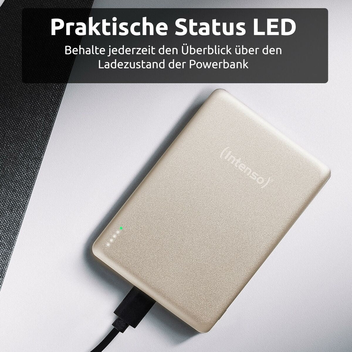 Powerbank INTENSO MW5000 MagSafe 5000 mAh Champagne - finns hos Aktivcamping