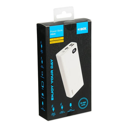 Powerbank Ibox IPB20 Vit 20000 mAh finns hos Aktivcamping