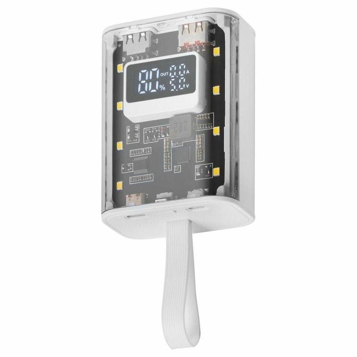 Powerbank Mars Gaming MPK10KW Vit 10000 mAh finns hos Aktivcamping
