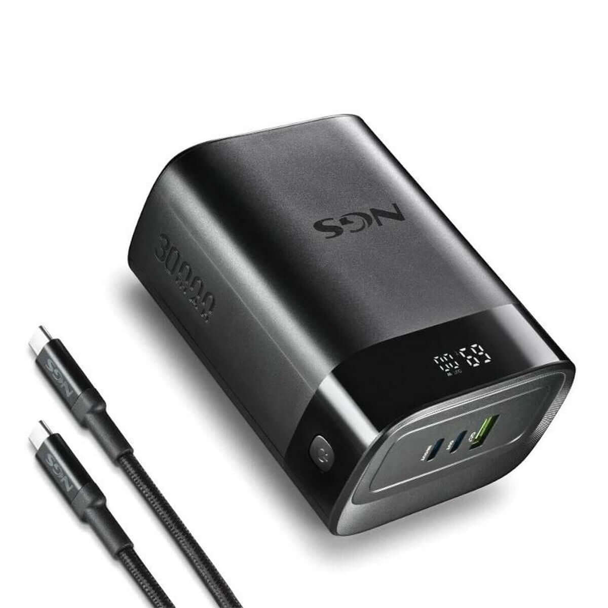 Powerbank NGS TWIX30 30000 mAh Svart - finns hos Aktivcamping