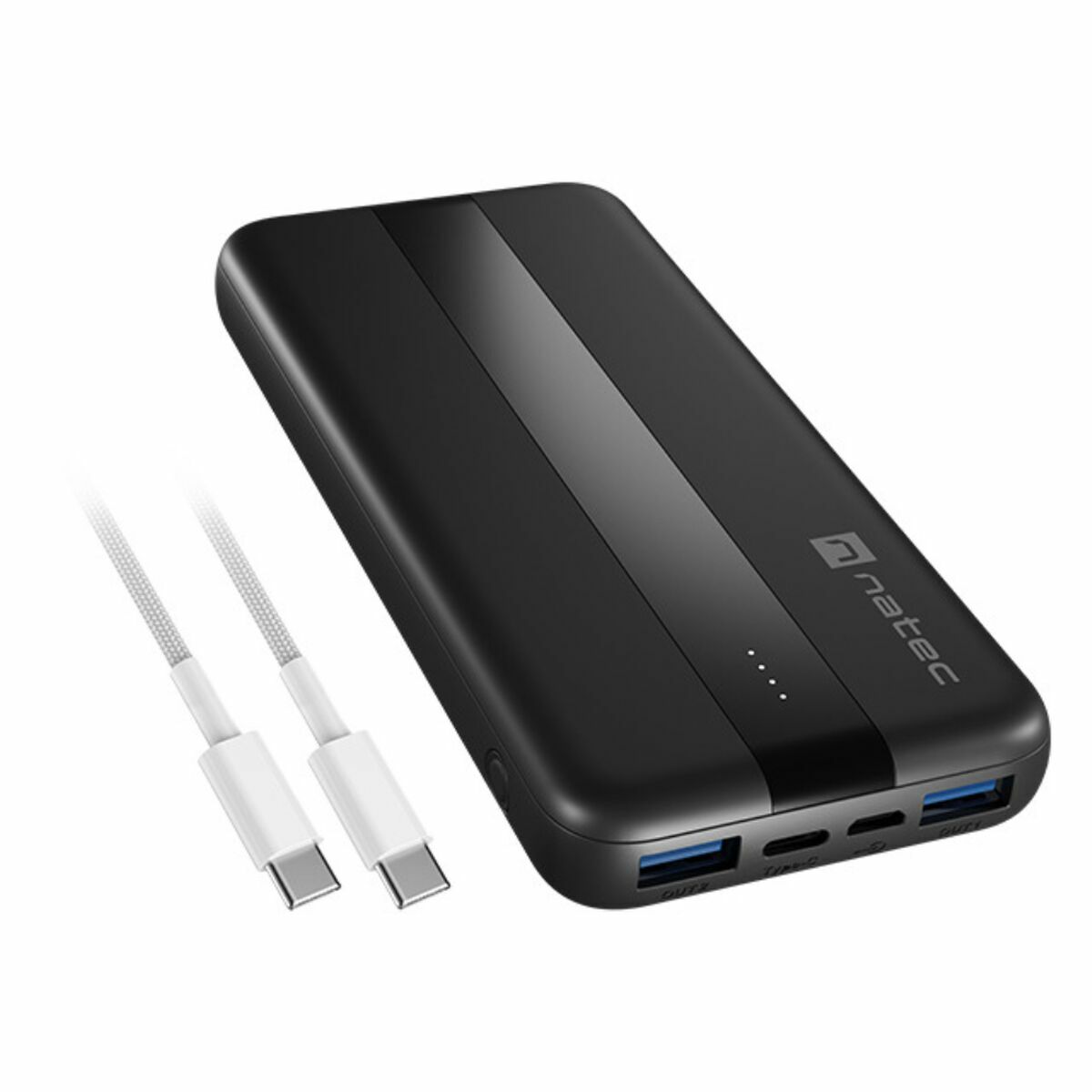 Powerbank Natec NPB-2294 Svart 10000 mAh finns hos Aktivcamping