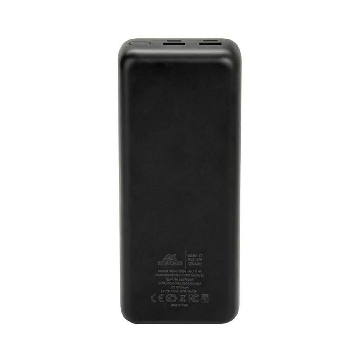 Powerbank Rivacase VA1080 Svart 30000 mAh finns hos Aktivcamping