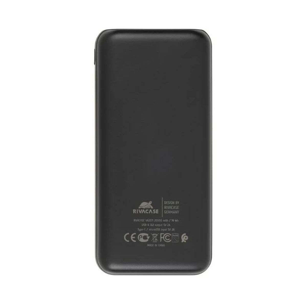 Powerbank Rivacase VA2071 Svart 20000 mAh finns hos Aktivcamping
