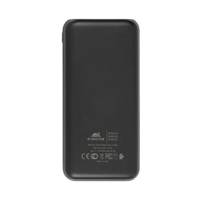 Powerbank Rivacase VA2071 Svart 20000 mAh finns hos Aktivcamping