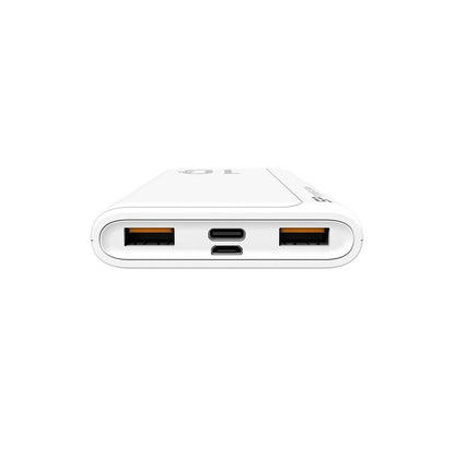 Powerbank Silicon Power SP10KMAPBKQP150W Vit 10000 mAh finns hos Aktivcamping