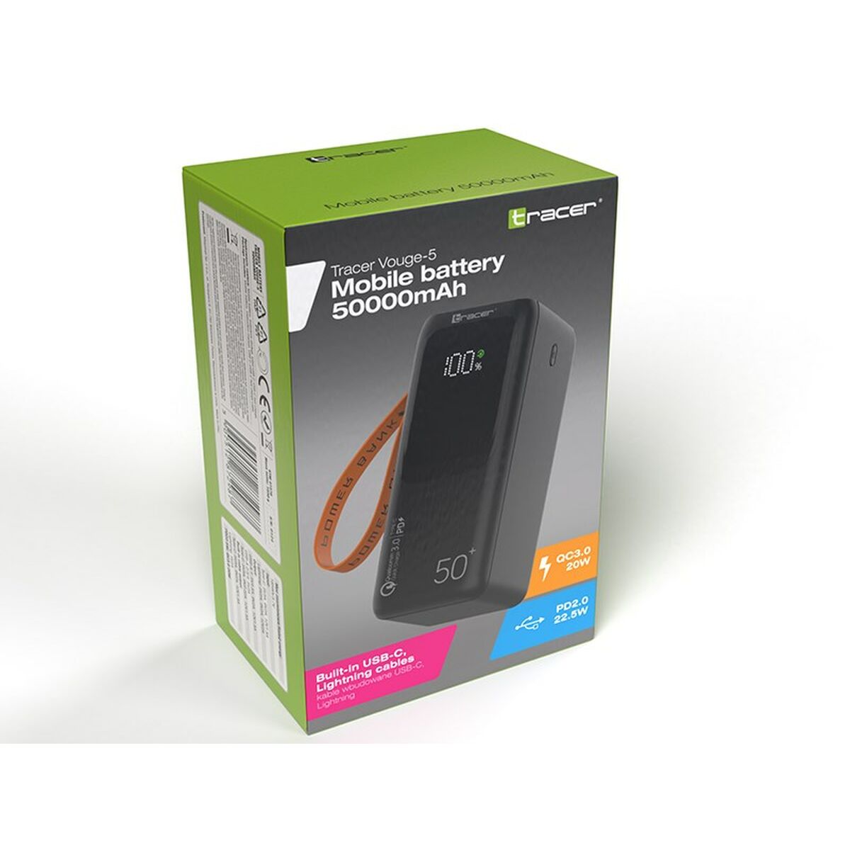 Powerbank Tracer TRABAT47370 - finns hos Aktivcamping