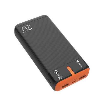 Powerbank Tracer TRABAT47516 Svart Orange 20000 mAh 74 WH finns hos Aktivcamping