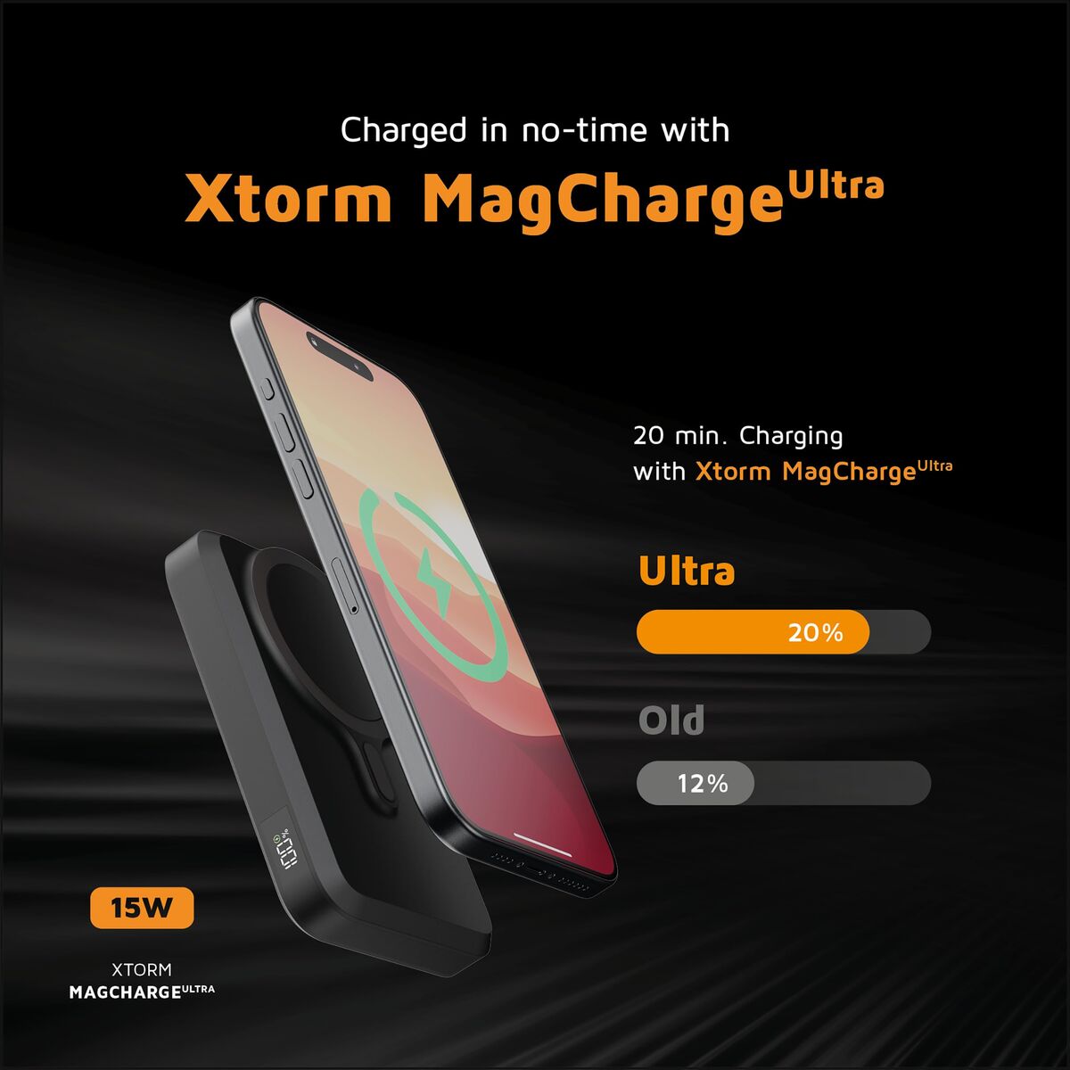 Powerbank Xtorm FS5W101 Svart 10000 mAh finns hos Aktivcamping
