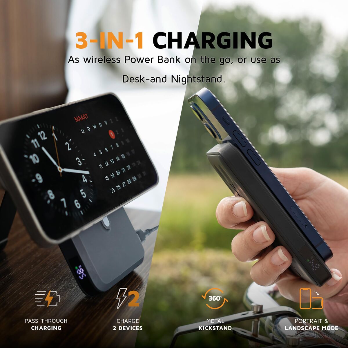 Powerbank Xtorm FS5W101 Svart 10000 mAh finns hos Aktivcamping