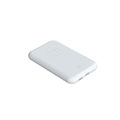 Powerbank med trådlös laddare Kreafunk Grå 5000 mAh finns hos Aktivcamping