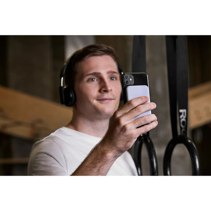 Powerbank med trådlös laddare Kreafunk Grå 5000 mAh finns hos Aktivcamping