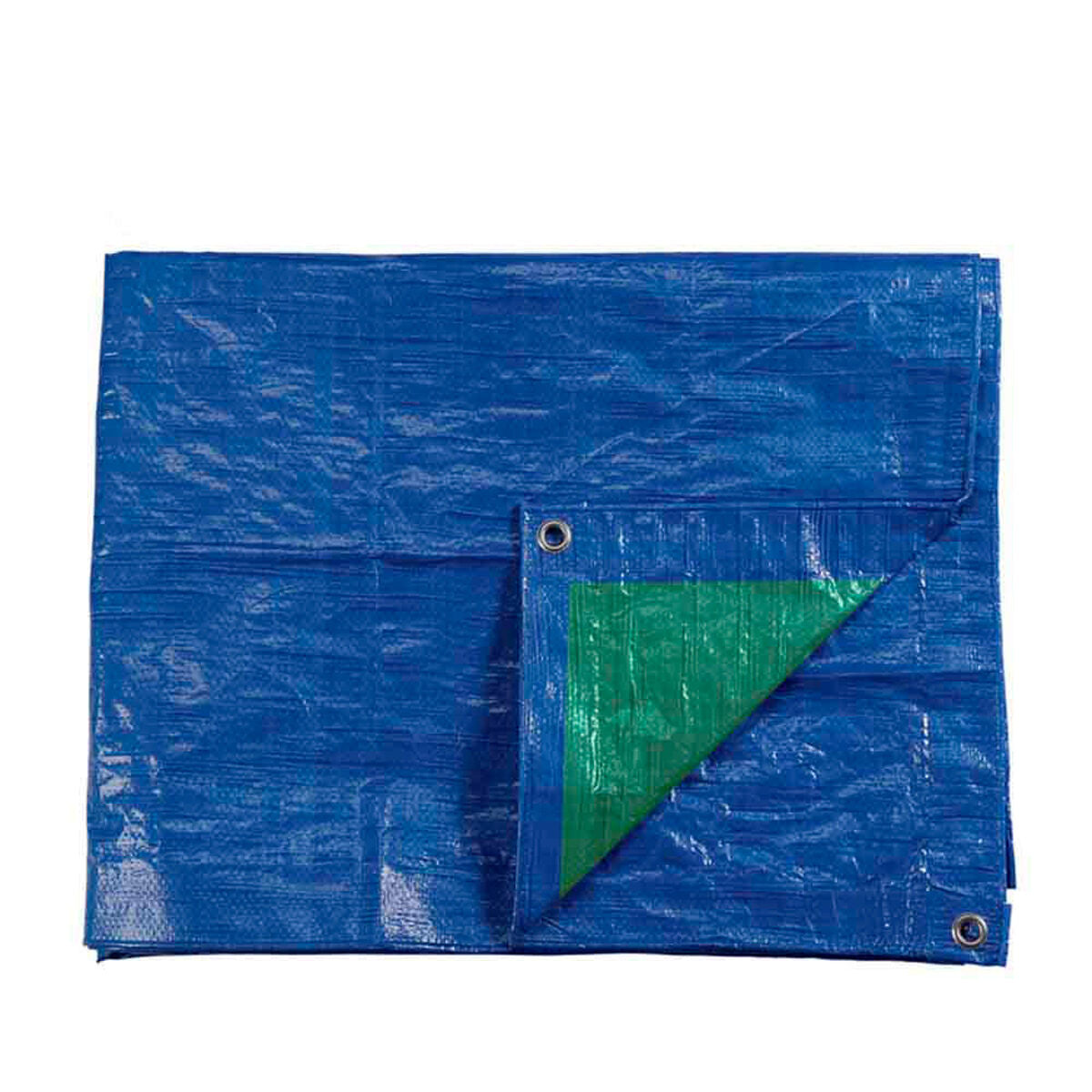 Presenning EDM 74994 Blå/Grön Polyetylen 90 g/m² 5 x 8 m - finns hos Aktivcamping
