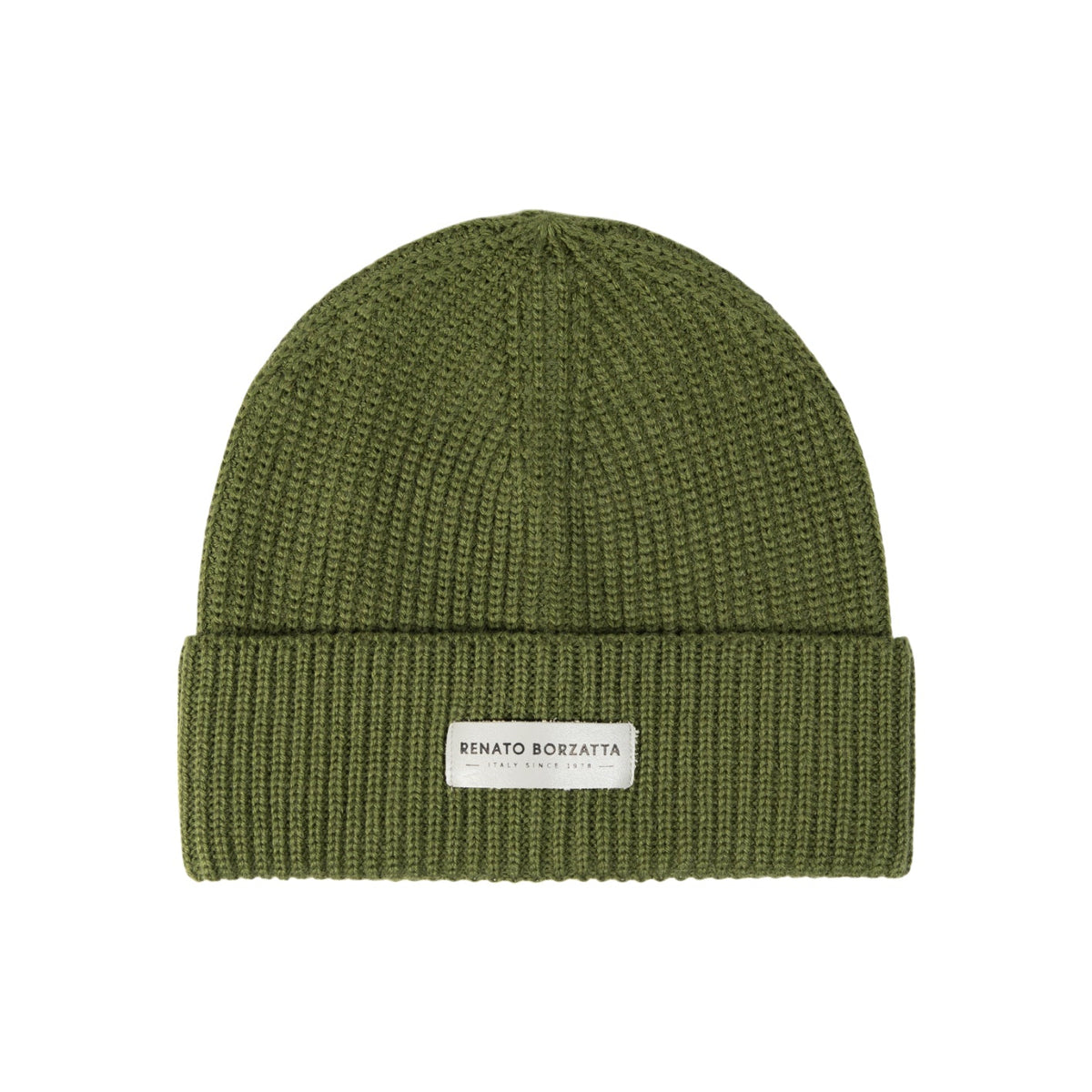 CERVINO Grön Mössa i Blandad Ull Made in Italy Unisex RB5003E