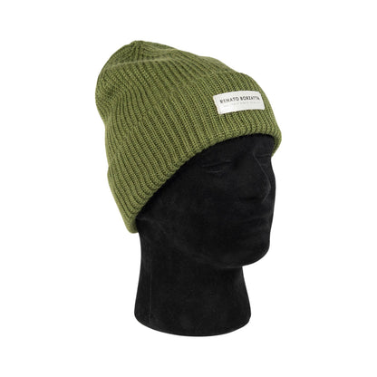 CERVINO Grön Mössa i Blandad Ull Made in Italy Unisex RB5003E