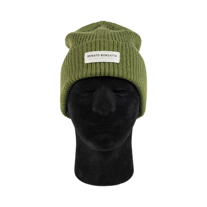 CERVINO Grön Mössa i Blandad Ull Made in Italy Unisex RB5003E
