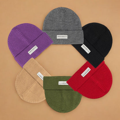 CERVINO Grön Mössa i Blandad Ull Made in Italy Unisex RB5003E