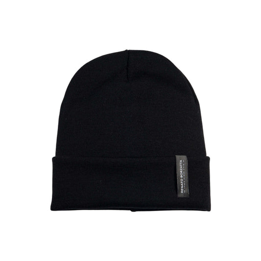CIMONE Unisex Mössa i Ullblandning Svart One Size Made in Italy finns hos Aktivcamping