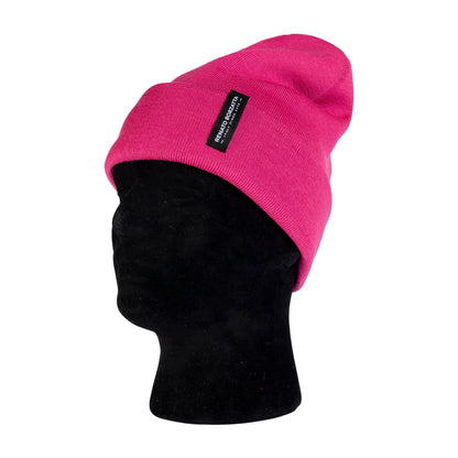 Cimone Unisex Stickad Mössa i Ullblandning Fuchsia RB5005BE