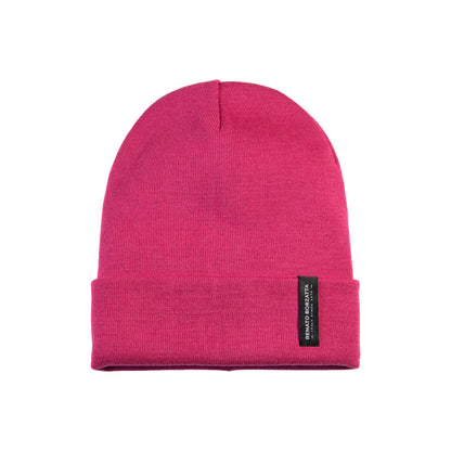 Cimone Unisex Stickad Mössa i Ullblandning Fuchsia RB5005BE