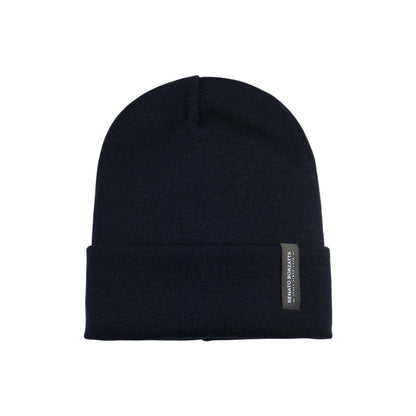 CIMONE Unisex Stickad Mössa i Ullmix Midnight Blue finns hos Aktivcamping