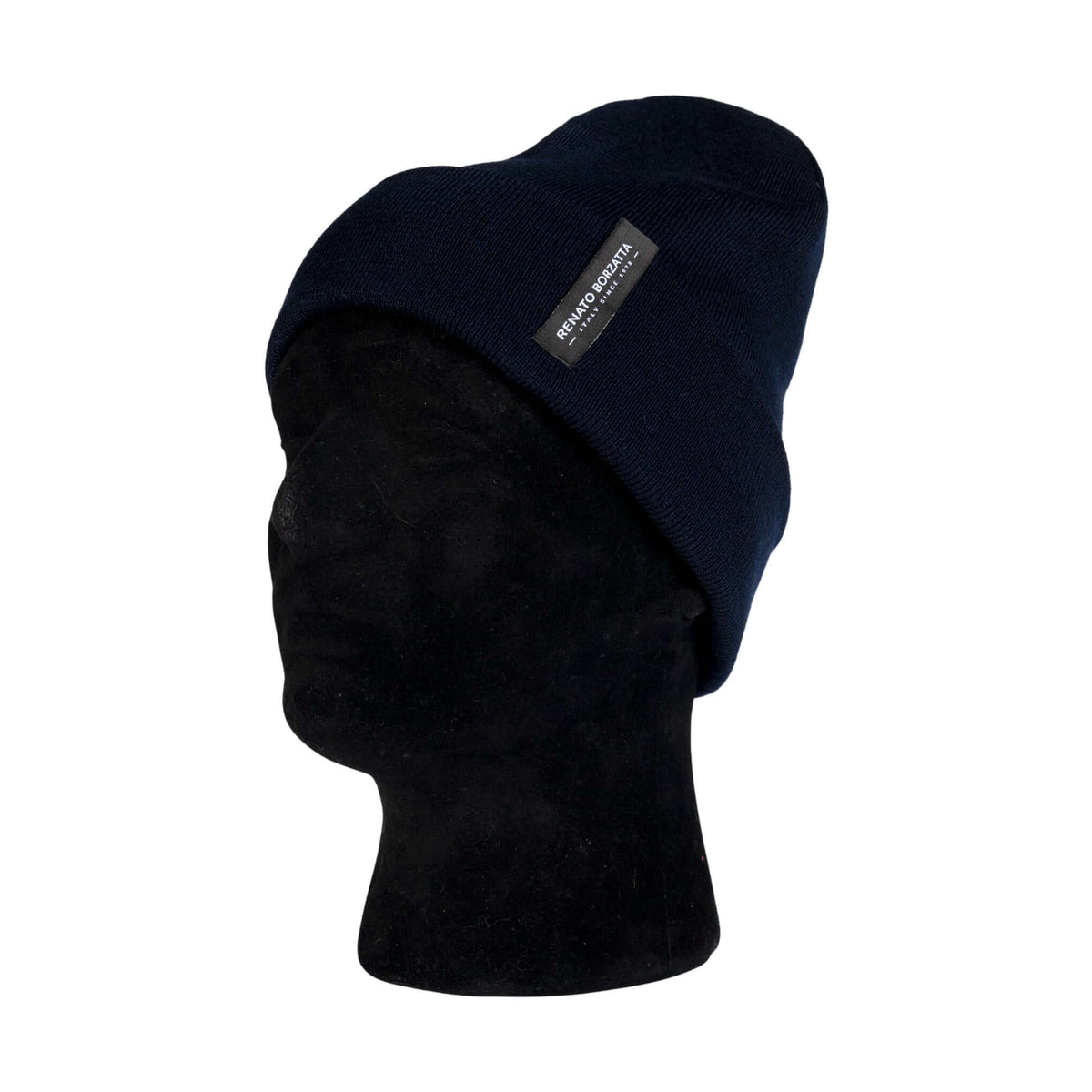 CIMONE Unisex Stickad Mössa i Ullmix Midnight Blue finns hos Aktivcamping