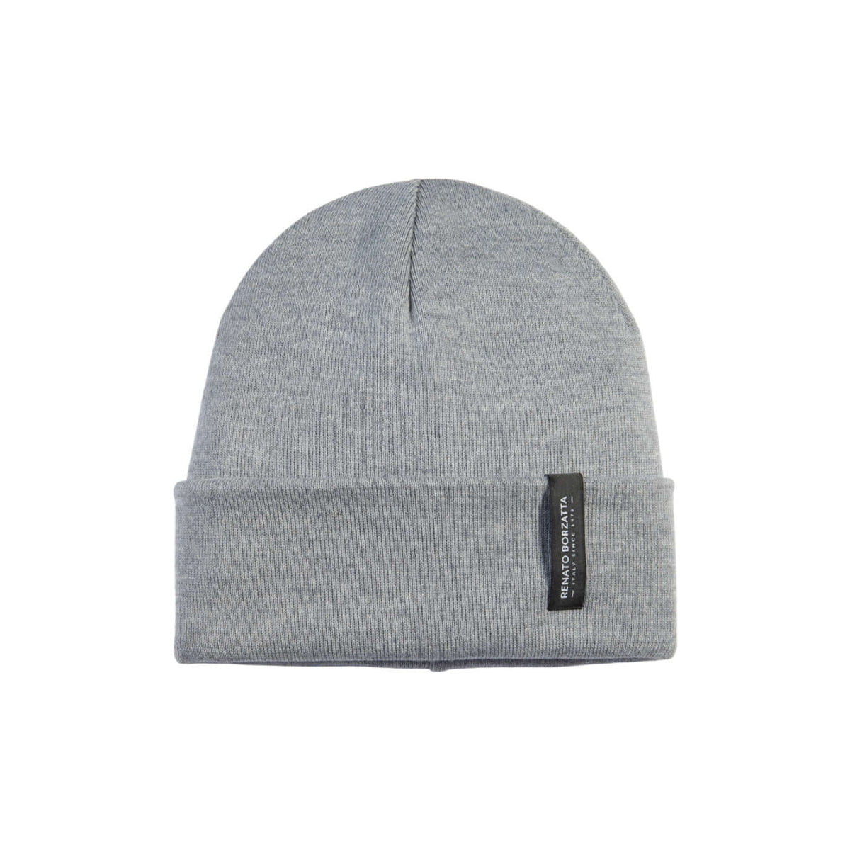 CIMONE Unisex Stickad Mössa i Ullblandning Made in Italy Askgrå One Size finns hos Aktivcamping