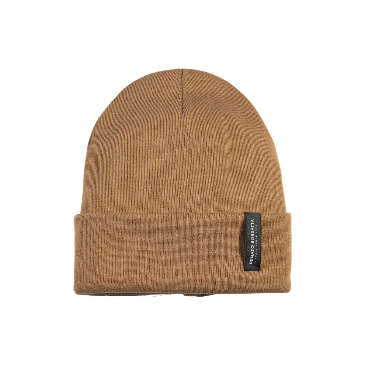 CIMONE Unisex Stickad Ullmössa Camel Made in Italy One Size finns hos Aktivcamping