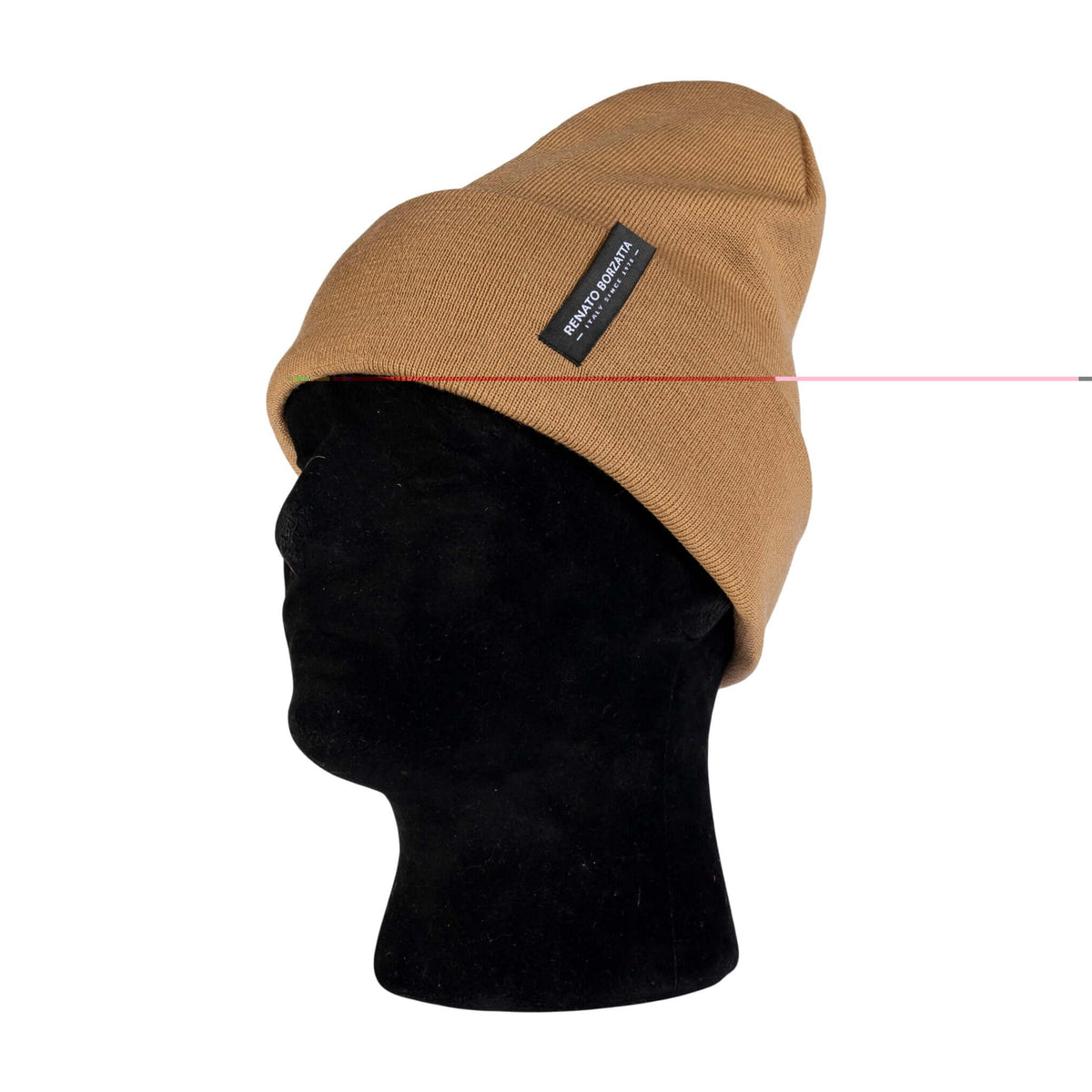 CIMONE Unisex Stickad Ullmössa Camel Made in Italy One Size finns hos Aktivcamping
