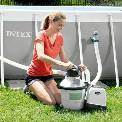 Reningsverk för simbassäng Intex Filter Pump 32000 L finns hos Aktivcamping