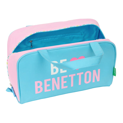 Resenecessär Benetton Unique Rosa Turkos 31 x 14 x 19 cm - finns hos Aktivcamping