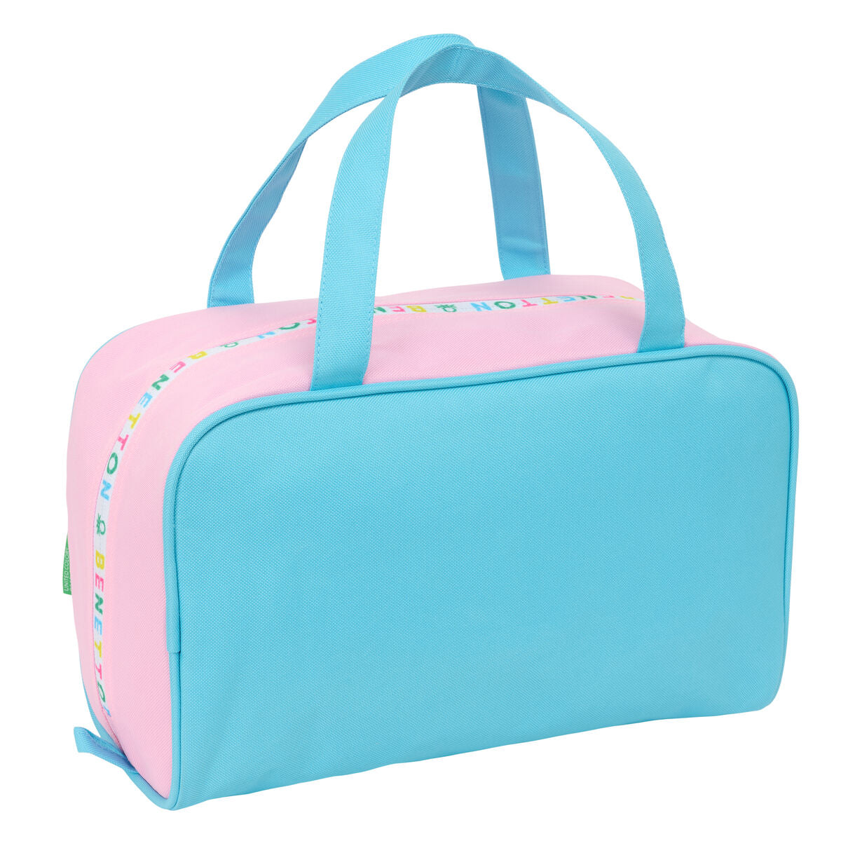Resenecessär Benetton Unique Rosa Turkos 31 x 14 x 19 cm - finns hos Aktivcamping