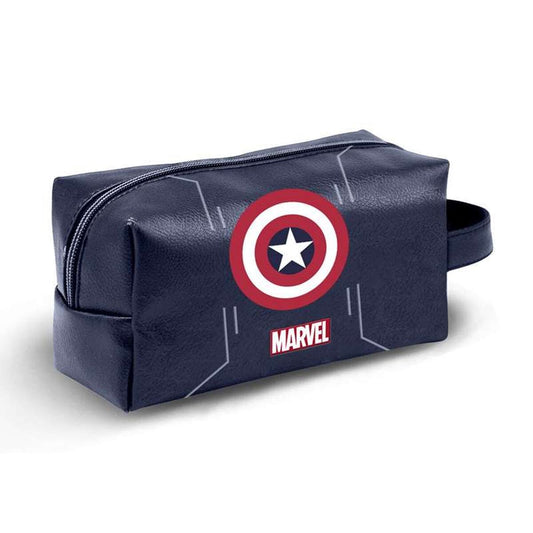 Resenecessär Capitán América Marinblå PVC 13 x 27 x 13 cm finns hos Aktivcamping