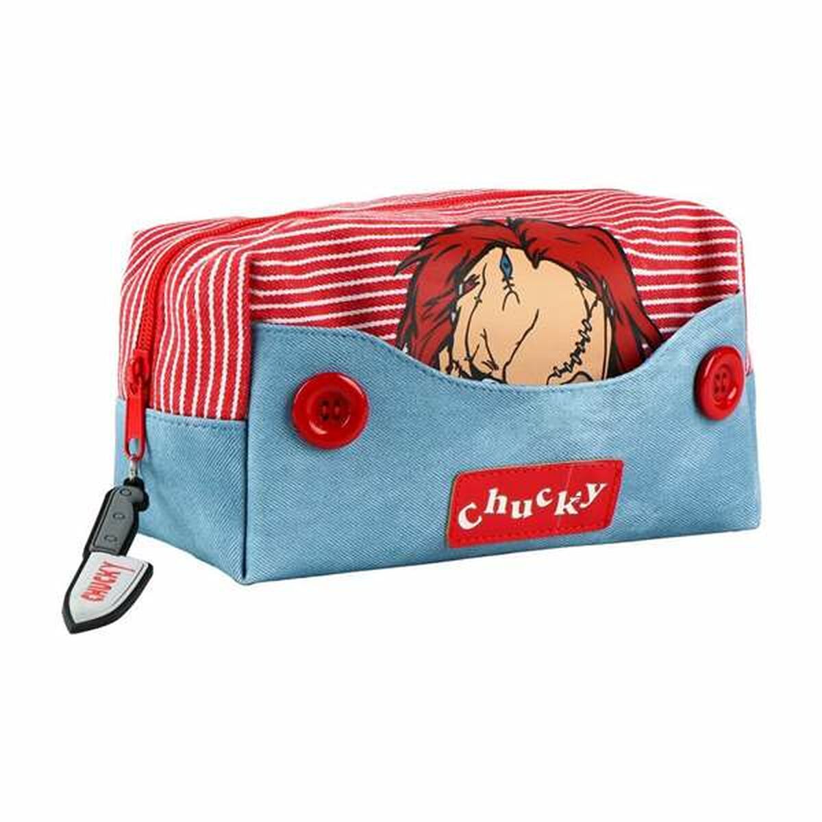 Resenecessär Chucky Röd finns hos Aktivcamping