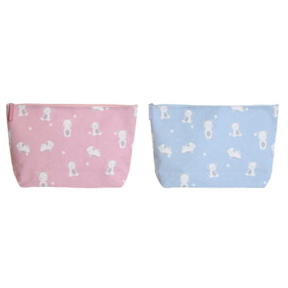 Resenecessär DKD Home Decor Blå Rosa polialgodon osos 33 x 8 x 21 cm (2 antal) - finns hos Aktivcamping