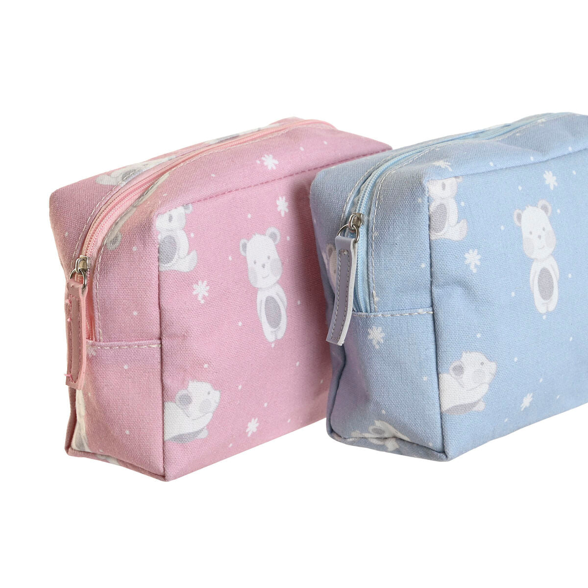 Resenecessär DKD Home Decor Blå Vit Grön Rosa polialgodon osos 15 x 6 x 12 cm (2 antal) finns hos Aktivcamping