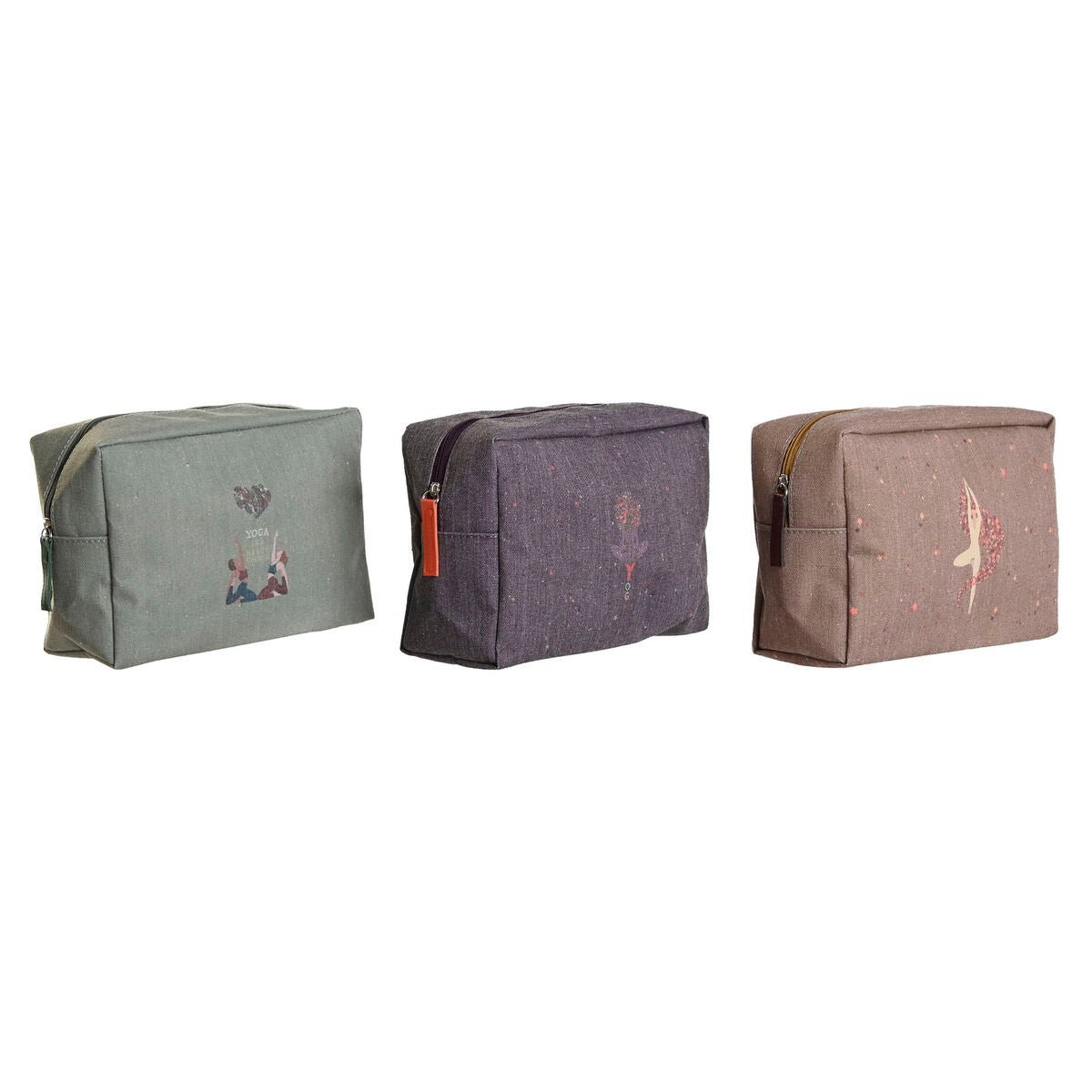Resenecessär DKD Home Decor Brun Grön Bordeaux 20 x 8 x 14 cm finns hos Aktivcamping