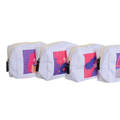 Resenecessär DKD Home Decor Vit polialgodon 15 x 6 x 12 cm (4 antal) finns hos Aktivcamping