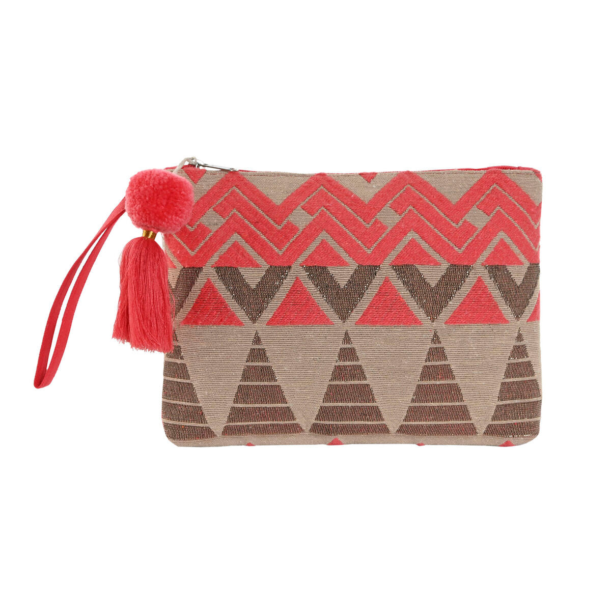 Resenecessär Home ESPRIT Beige Fuchsia 26 x 2 x 19 cm finns hos Aktivcamping