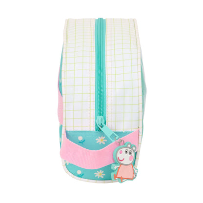 Resenecessär Peppa Pig Pretty flowers Gul Mint 26 x 16 x 9 cm finns hos Aktivcamping